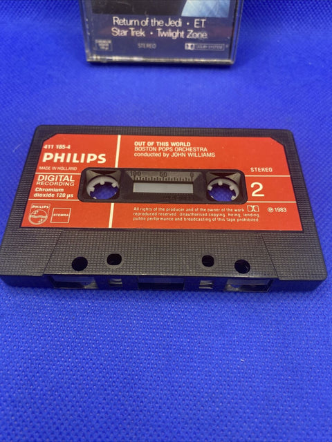 John Williams The Boston Pops Out Of This World Cassette Tape - Star Wars + More