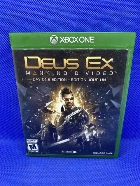 Deus Ex: Mankind Divided - Day One Edition (Microsoft Xbox One, 2016) Tested!