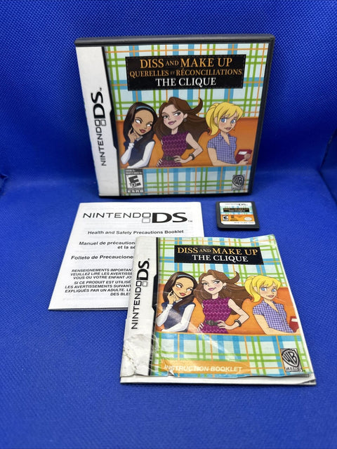 Diss and Make Up The Clique (Nintendo DS, 2009) CIB Complete - Tested!