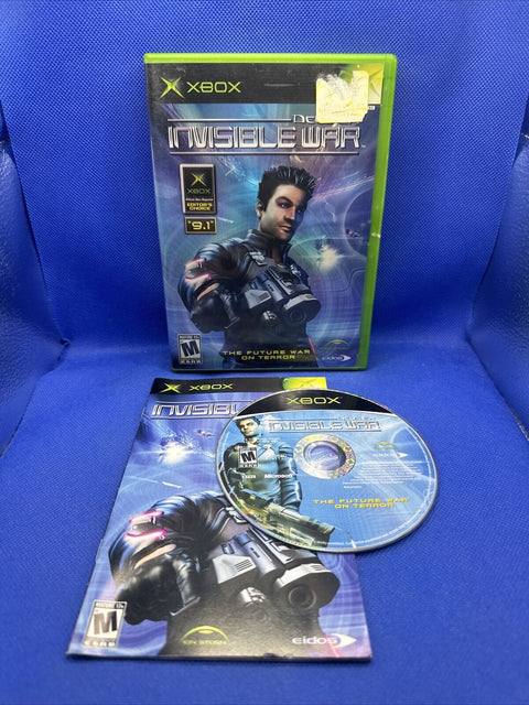 Deus Ex: Invisible War (Microsoft Original OG Xbox, 2003) CIB Complete - Tested!