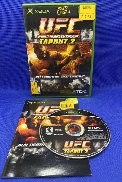 UFC: Tapout 2 (Microsoft Original Xbox, 2003) CIB Complete - Tested!