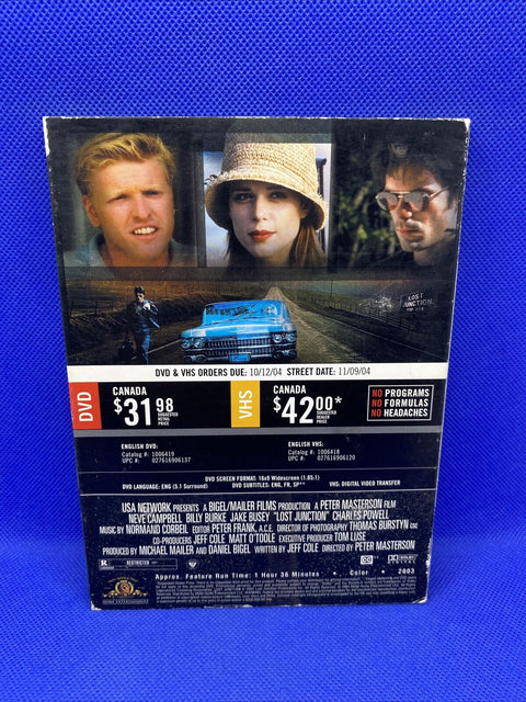 Lost Junction (DVD, 2004) Screening Copy Promo