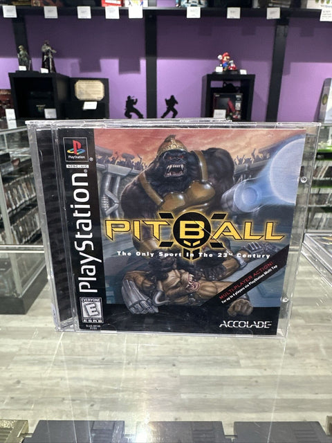 Pitball (Sony PlayStation 1, 1996) PS1 CIB Complete Tested!