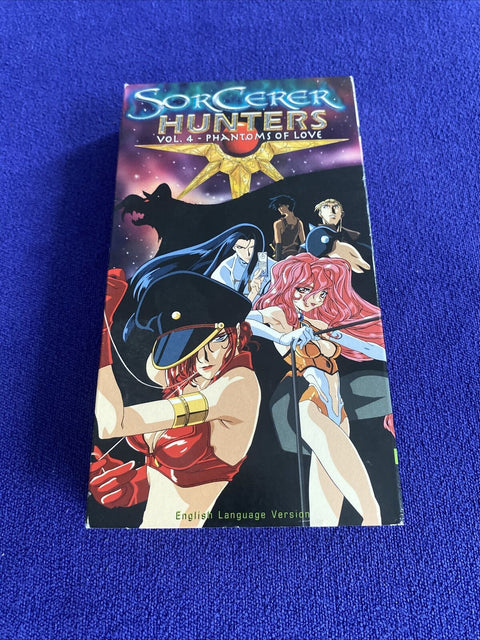 Sorcerer Hunters - Vol. 4: Phantoms of Love (VHS, 1999) Anime English Version