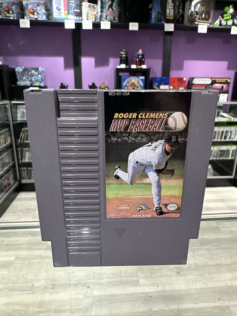 Roger Clemens' MVP Baseball (Nintendo NES, 1991) Authentic Cartridge Tested!