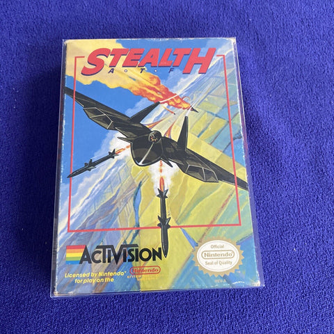 Stealth ATF (Nintendo NES, 1989) CIB Complete w/ Box Protector - Tested!