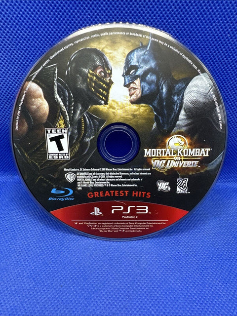 Mortal Kombat vs. DC Universe (Sony PlayStation 3) PS3 Greatest Hits Complete