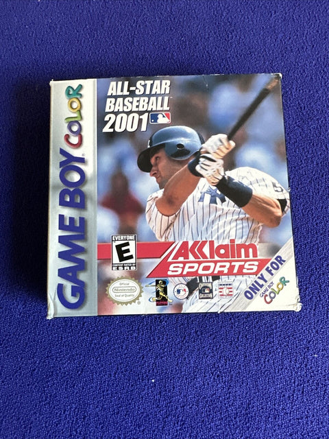 All-Star Baseball 2001 (Nintendo Game Boy Color, 2000) GBC Complete - Tested!