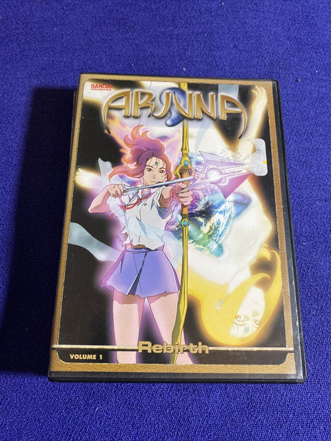 Arjuna DVD Lot - Vol. 1 + 2 Rebirth + Journey (DVD, 2002) Region 1 Anime