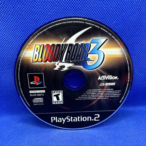 Bloody Roar 3 (Playstation 2, 2001) PS2 Disc Only - Tested!