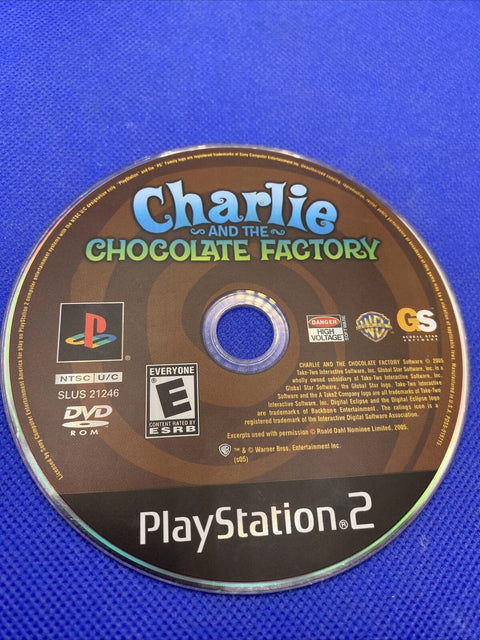 Charlie and the Chocolate Factory (Sony PlayStation 2, 2005) PS2 Tested!