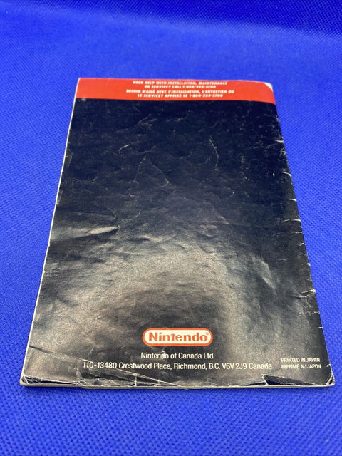 Super Nintendo Entertainment System SNES Manual: Yoshi's Safari