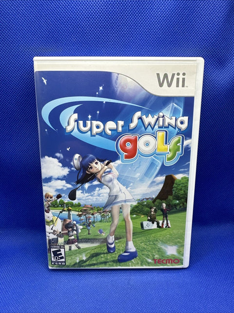 Super Swing Golf (Nintendo Wii, 2006) CIB Complete - Tested!