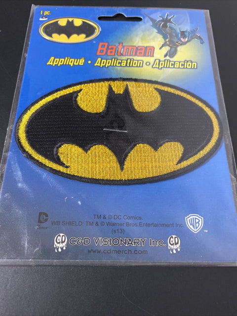 NEW! Vintage Batman Application Patch - C&D Visionary Warner Brothers DC