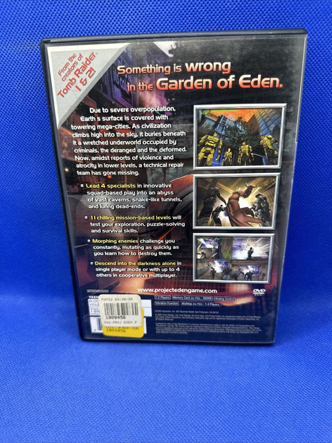 Project Eden (Sony PlayStation 2, 2001) PS2 CIB Complete - Tested!