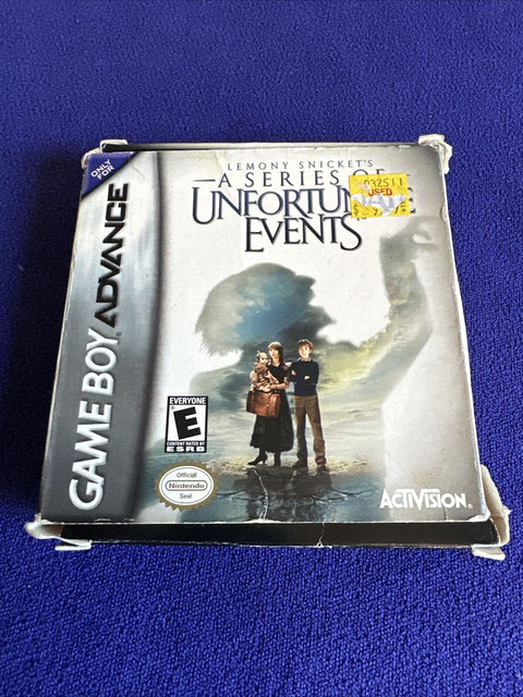 A Series of Unfortunate Events (Nintendo Game Boy Advance, GBA) Complete In Box