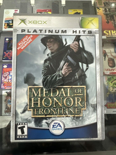 Medal of Honor: Frontline (Microsoft Original Xbox, 2002) Platinum Complete