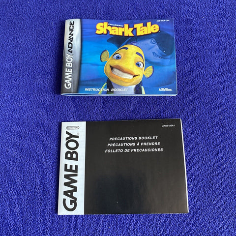 Shark Tale (Nintendo Game Boy Advance) GBA CIB Complete Tested w/ Box Protector