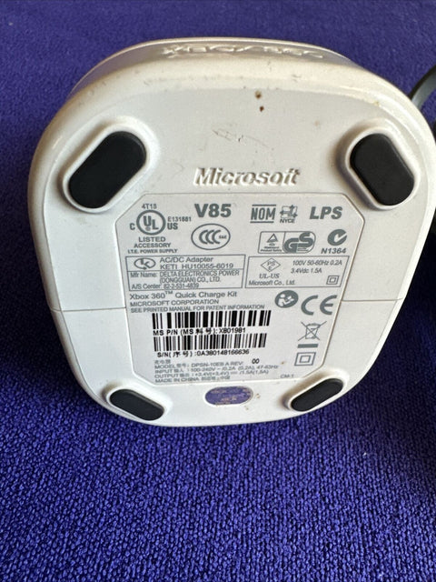 Xbox 360 Quick Charge Kit Controller Battery Charger Dock OEM Official Genuine