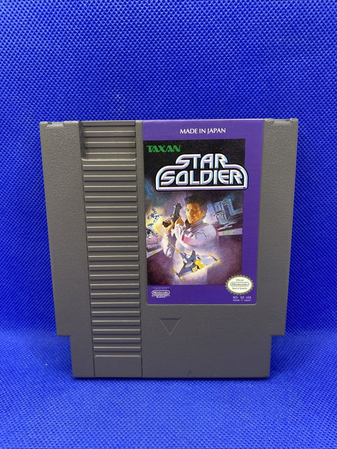 Star Soldier (Nintendo NES, 1988) Authentic Cartridge, Manual, Sleeve - Tested!