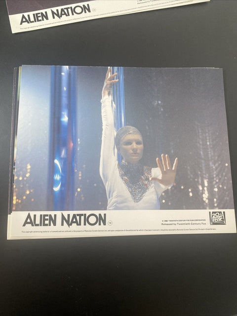 Alien Nation 8x10 Lobby Card Set of 8 - 1988 Official NSS Lot - Vintage Sci-Fi