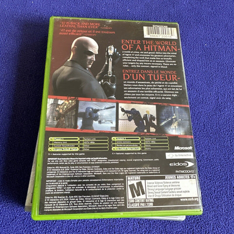 Hitman Original Xbox Lot - Contracts + 2 Silent Assassin - Complete + Tested!