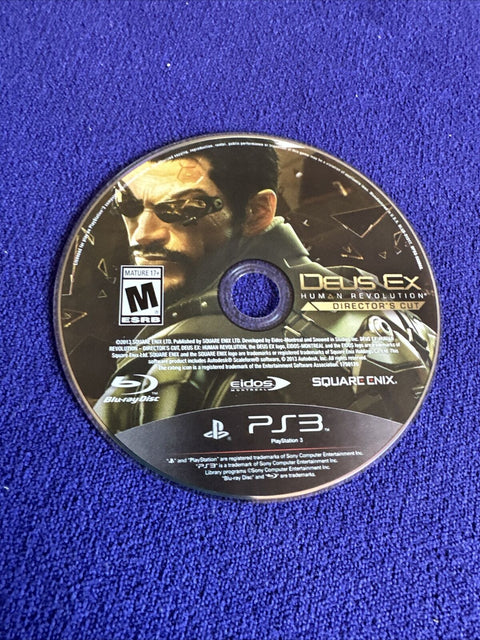 Deus Ex: Human Revolution - Director's Cut (Sony PlayStation 3) PS3 Complete