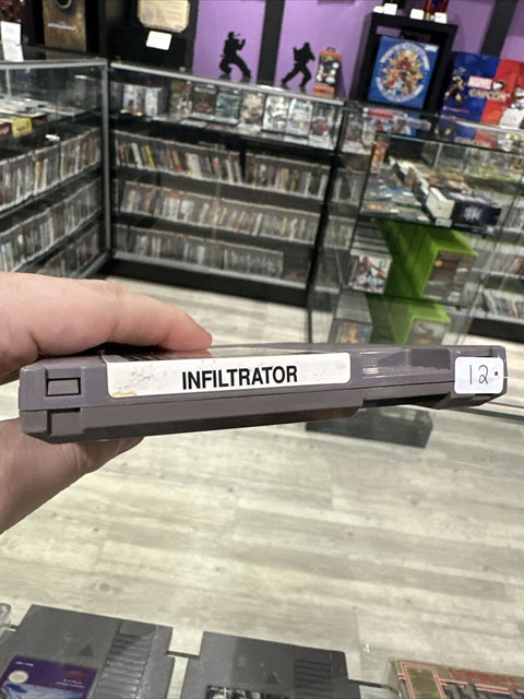 Infiltrator (Nintendo NES, 1990) Authentic Cartridge Only - Tested!