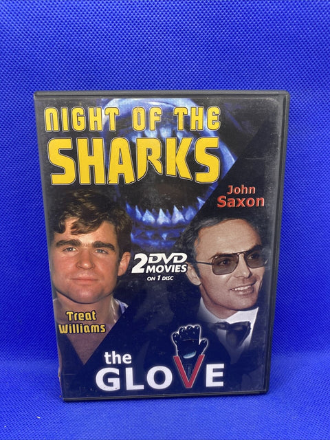 Night of thr Sharks + The Glove DVD - Trent Williams John Saxon