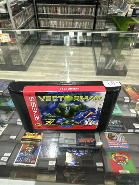 Vectorman (Sega Genesis, 1995) Authentic Tested!