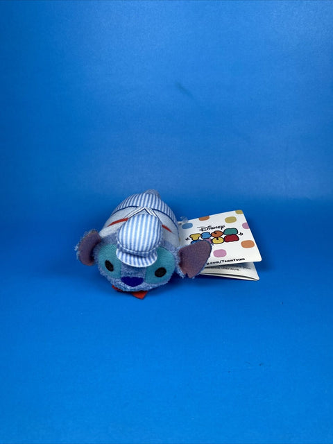 NEW! Disney Tsum Tsum 3.5” Mini Plush - Lilo & Stitch - Striped Train Conductor