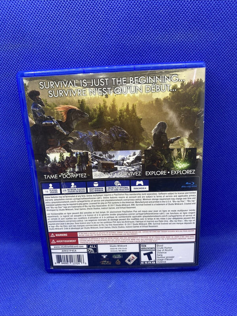 Ark: Survival Evolved (Sony PlayStation 4, 2017) PS4 Tested!