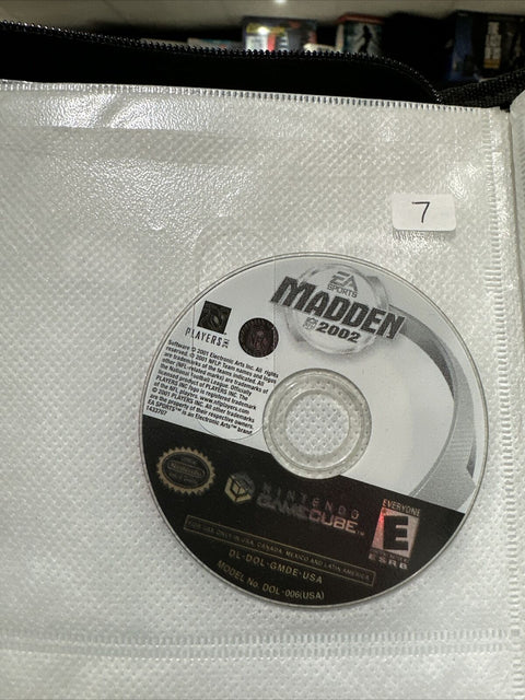 Madden NFL 2002 (Nintendo GameCube, 2001) Disc Only - Tested!