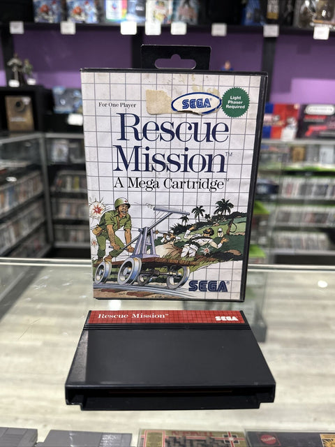 Rescue Mission (Sega Master System, 1988) SMS Tested!