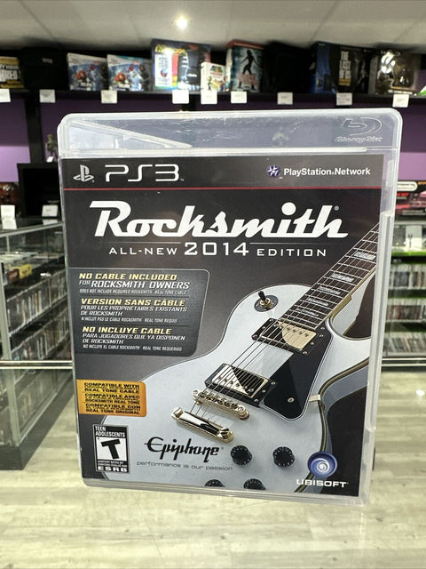 Rock Smith 2014 Edition PS3 (Sony PlayStation 3) CIB Complete Tested!