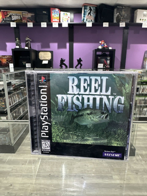 Reel Fishing (Sony PlayStation 1, 1997) PS1 CIB Complete Tested!