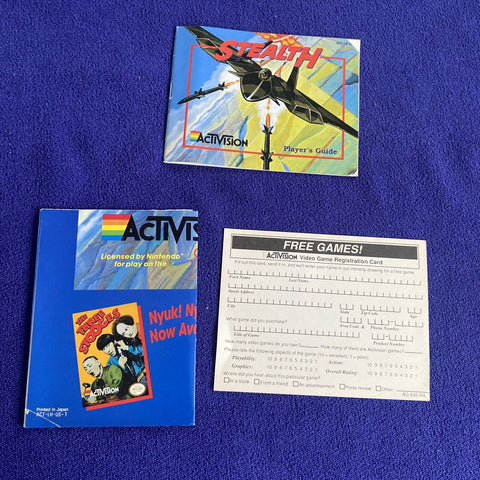 Stealth ATF (Nintendo NES, 1989) CIB Complete w/ Box Protector - Tested!