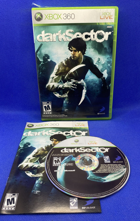 Dark Sector (Microsoft Xbox 360, 2008) CIB Complete - Tested!