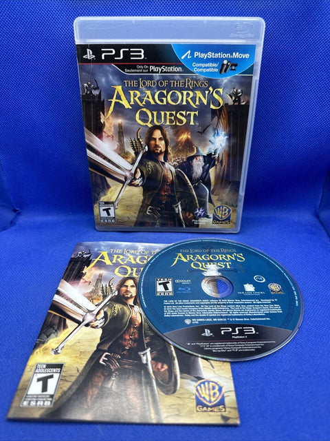 Lord of the Rings Aragorn's Quest (Sony PlayStation 3, PS3) Complete Tested!