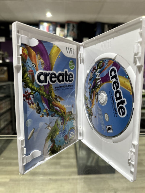 Create (Nintendo Wii, 2010) CIB Complete Tested!