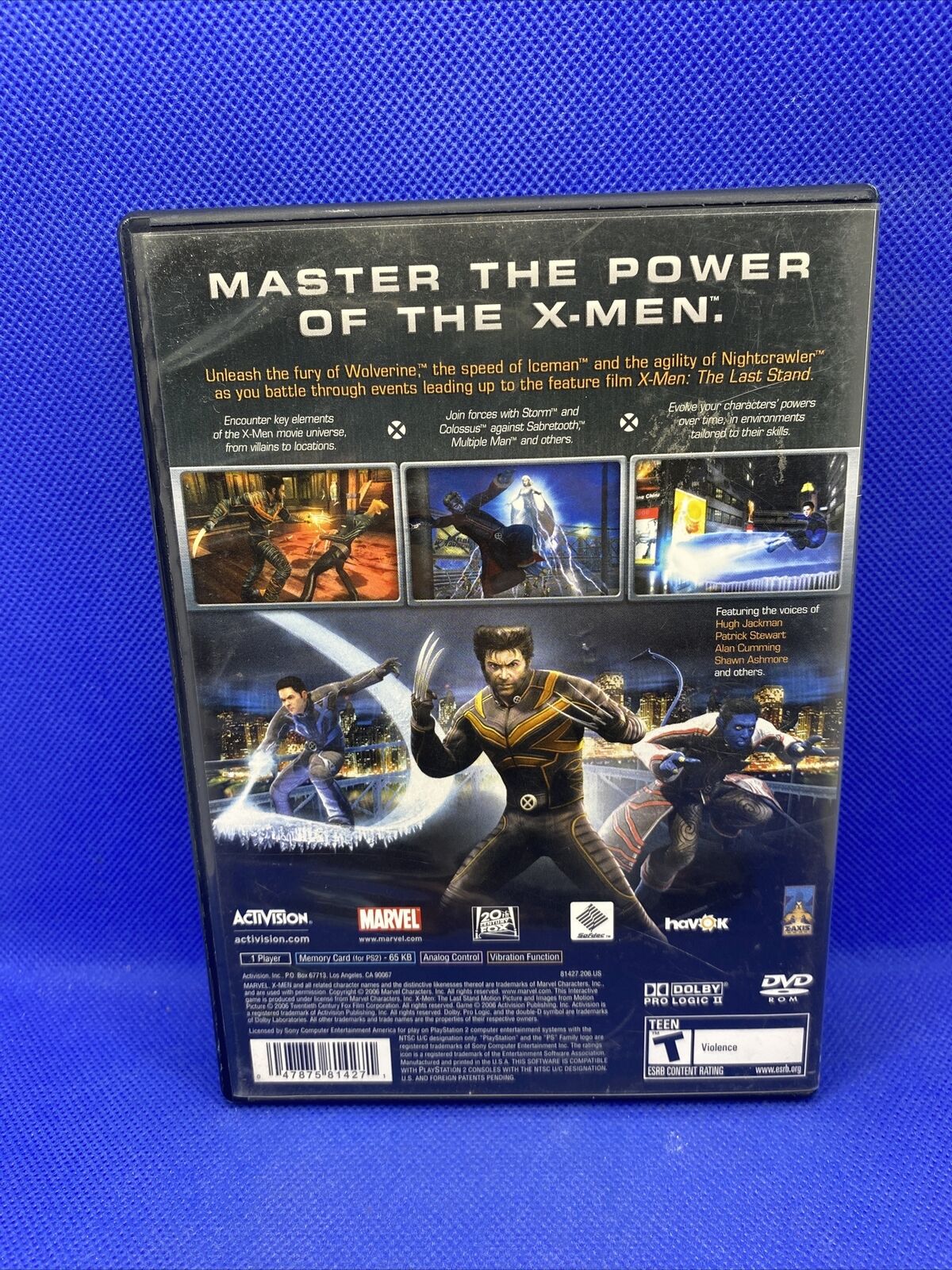 X-Men: The Official Game (Sony PlayStation 2, 2006) PS2 CIB Complete Tested!