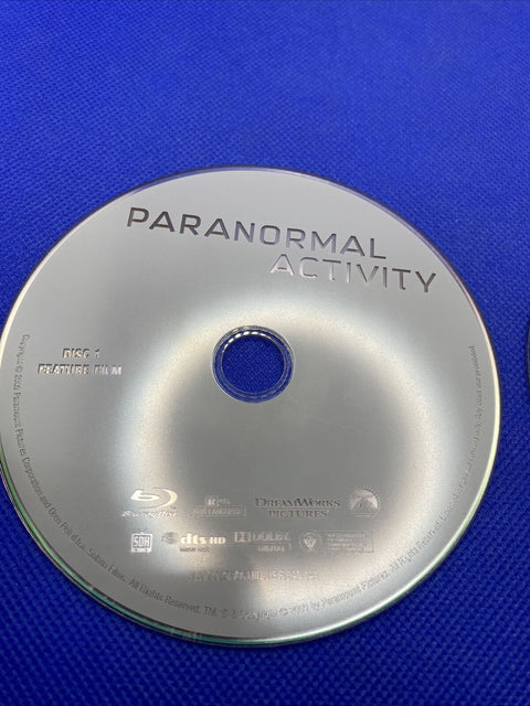 Paranormal Activity (Blu-ray Disc, 2009, 2-Disc Set, Includes Digital Copy)