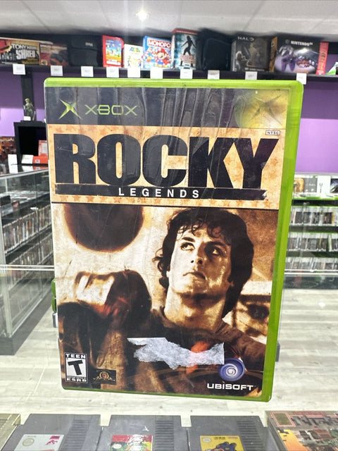 Rocky Legends (Microsoft Original Xbox)  *Water Damaged Cover* Tested!