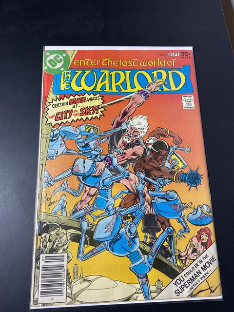 Enter The Lose World Of The Warlord No. # 8 1977 - DC Comics - w/ Board + Bag!