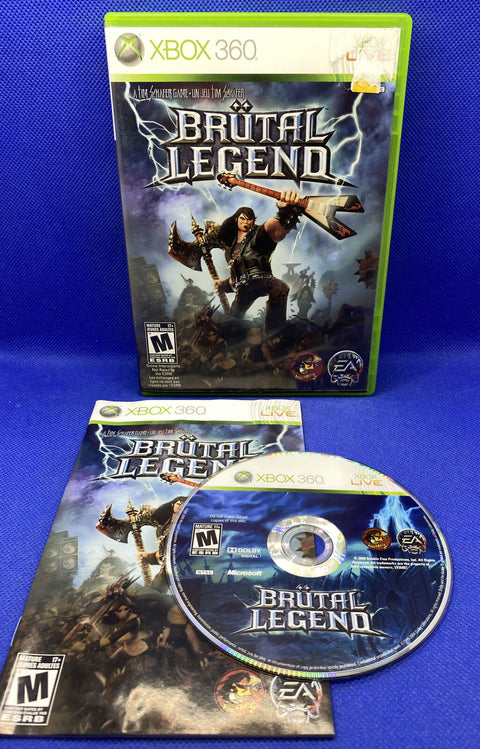 Brutal Legend (Microsoft Xbox 360, 2009) CIB Complete - Tested!