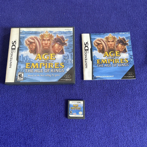 Age of Empires: The Age of Kings (Nintendo DS, 2006) NDS CIB Complete Tested!