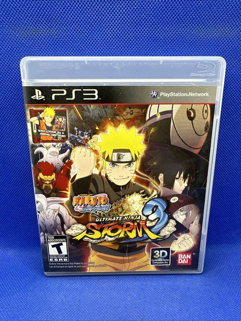 Naruto Shippuden: Ultimate Ninja Storm 3 (PlayStation 3, PS3) Complete Tested