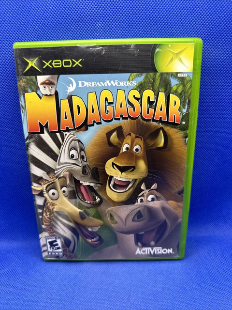 Madagascar (Microsoft Original Xbox, 2005) Complete - Tested!