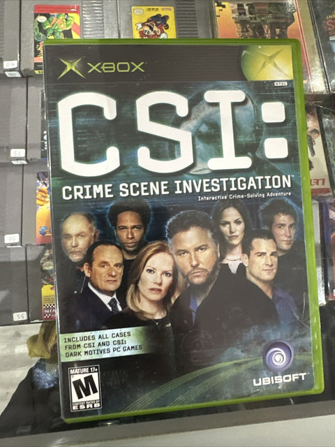 CSI: Crime Scene Investigation (Microsoft Original Xbox, 2004) Complete Tested!