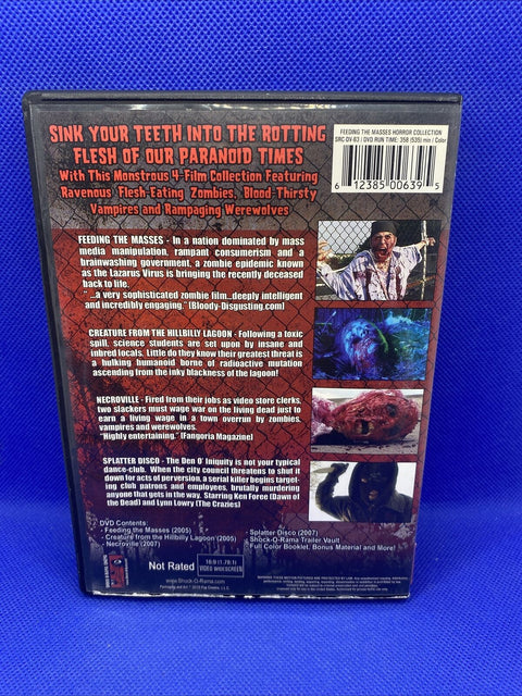 Feeding the Masses Horror Collection: 4 Fearsome Films (DVD, 2010, 4-Disc Set)